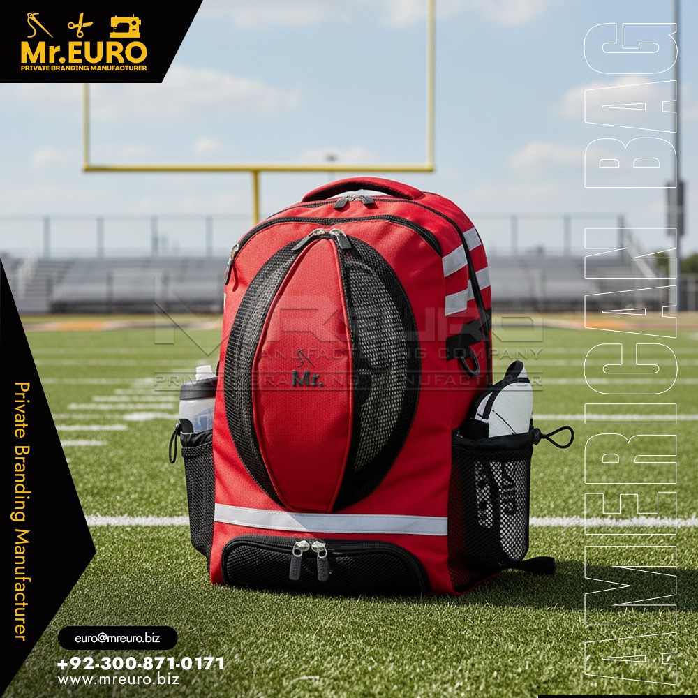 Sports Equipment American Football Backpack Bag